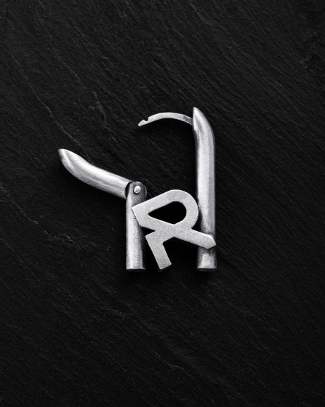 Серебряная моносерьга REYTEL 3