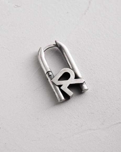 Серебряная моносерьга REYTEL 4