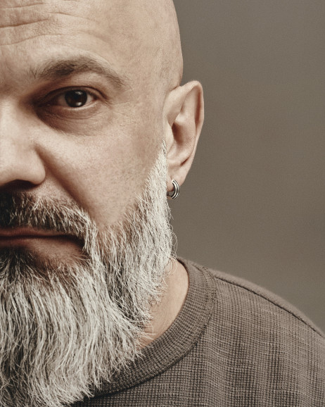 Срібна сережка - кільце FOCUS 4