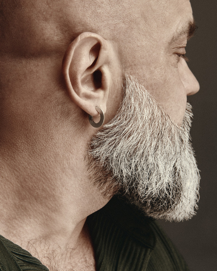 Срібна сережка - кільце RELEASE 4