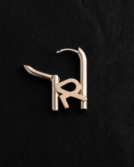 Single earring REYTEL (14k yellow gold) 2 Reytel Single earring REYTEL (14k yellow gold) 2