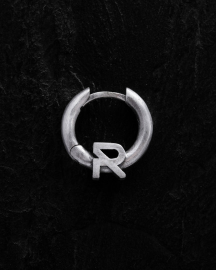 Серебряная моносерьга REYTEL / Серьги + 3