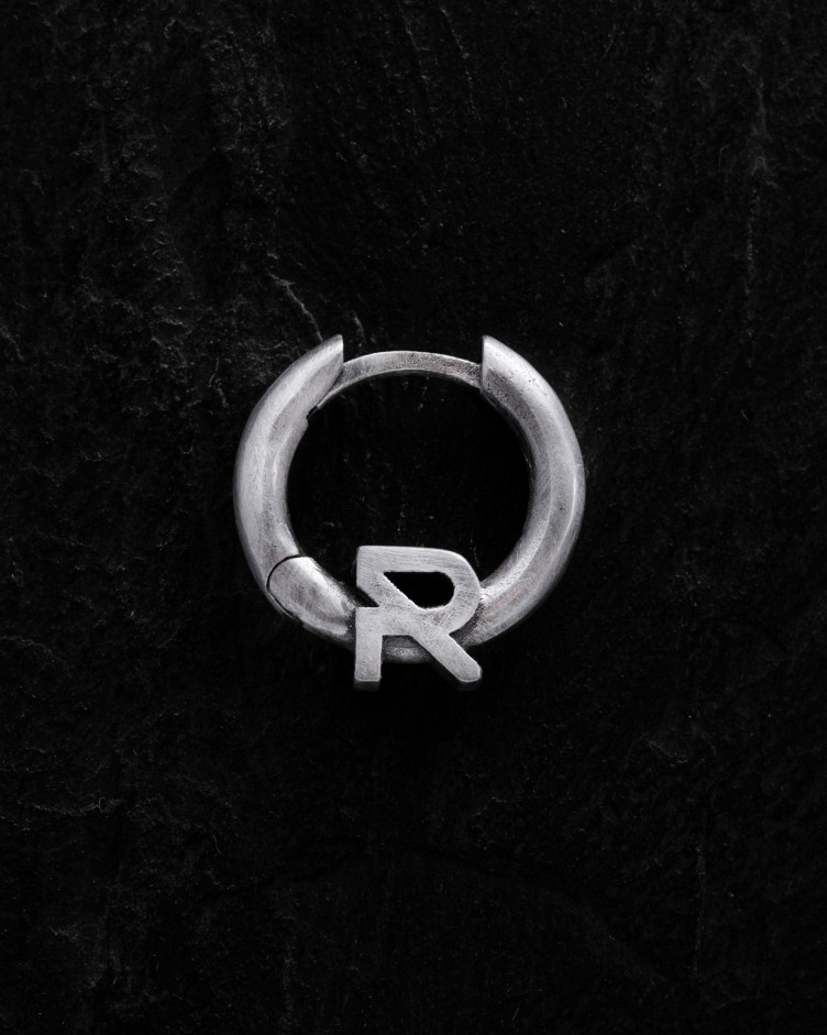 Серебряная моносерьга REYTEL 2