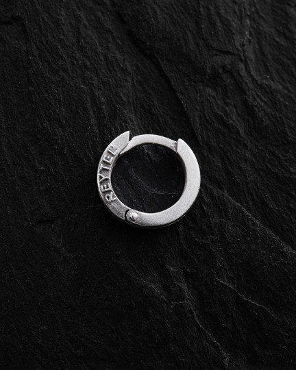 Серебряная моносерьга MINIMAL / Серьги + 3
