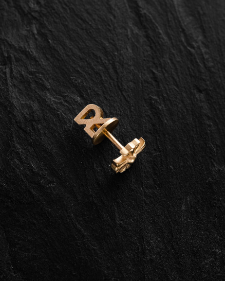 Mono earring CROIX DES TEMPLIERS ​(14k yellow gold) 2