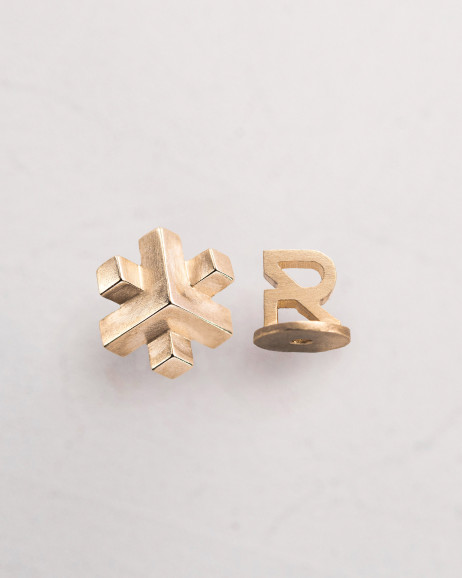 Mono earring REDEL ​(14k yellow gold) 3