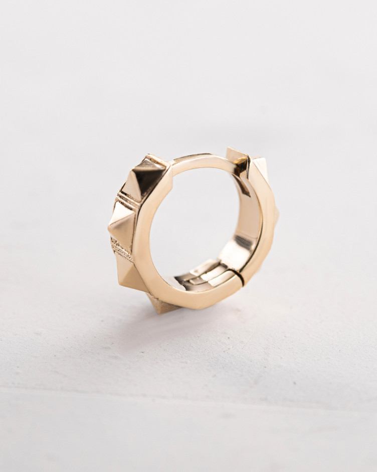 Earring - ring FARE ​(14k yellow gold)