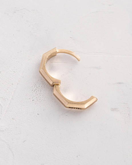 Earring - ring BRUTAL ​(14k yellow gold) 2