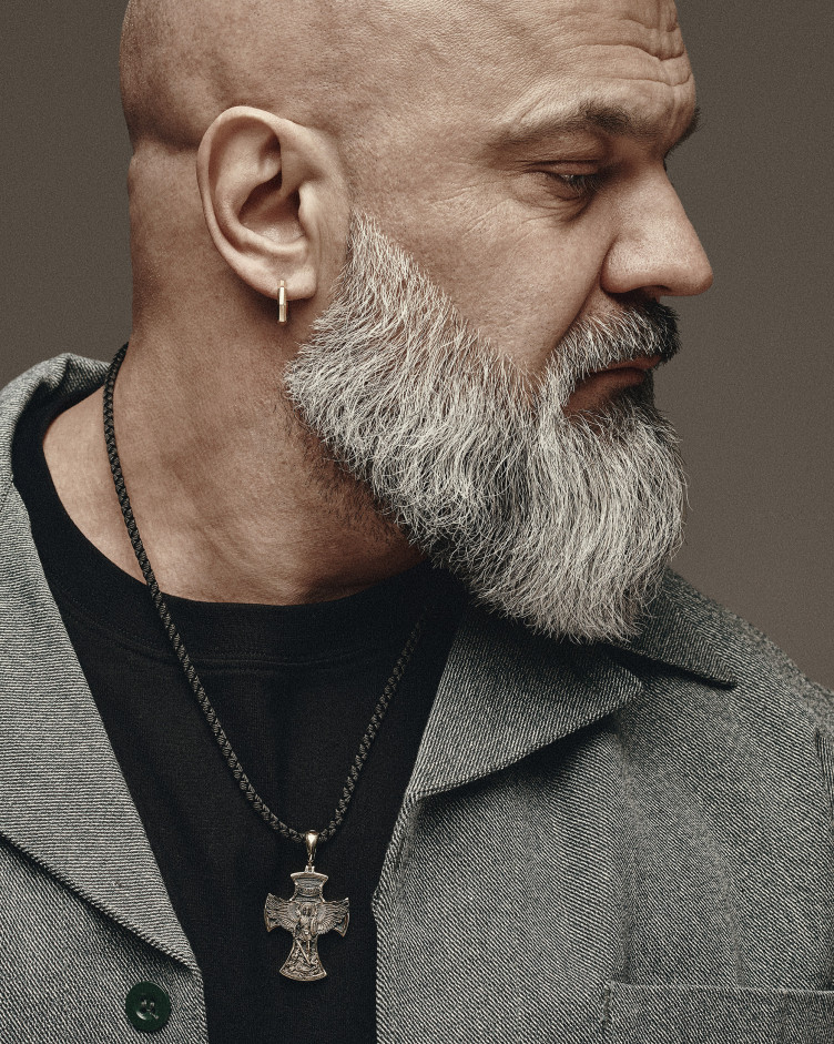 Earring - ring BRUTAL ​(14k yellow gold) 2