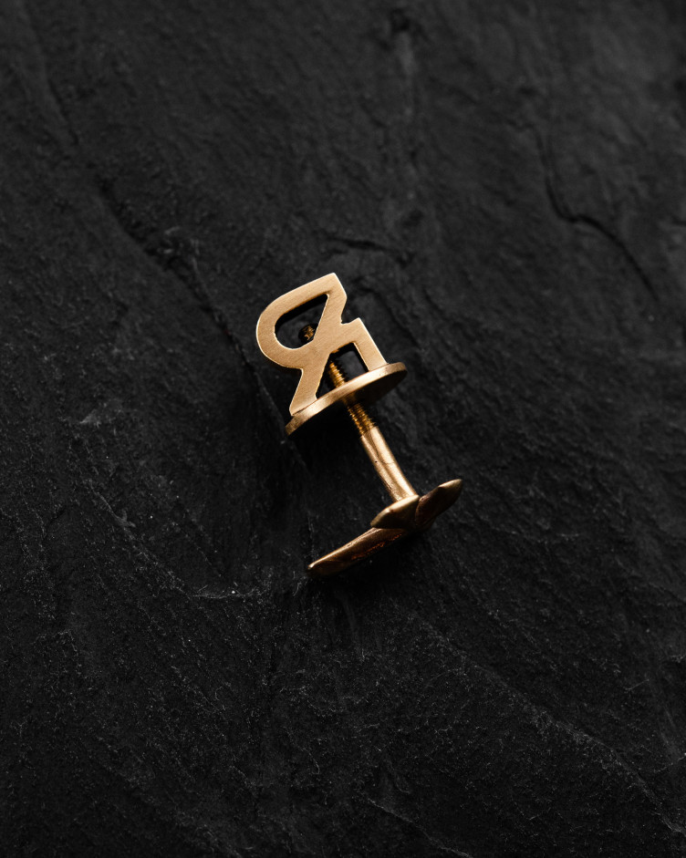 Mono earring CROCETTA ​(14k yellow gold) 2