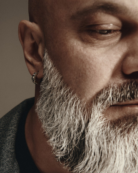 Моносерьга DREAD (желтое золото)  4