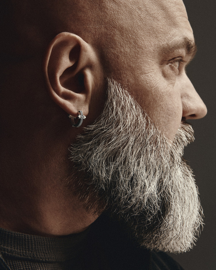 Срібна сережка - кільце VERITA 4