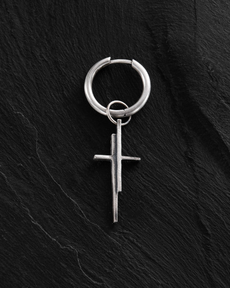 Срібна моносережка INNER DUALITY / Сережки