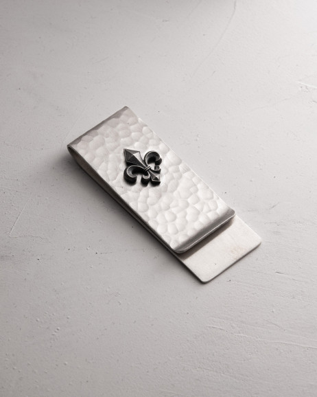 Серебряный зажим для денег FLEUR DE LIS 3