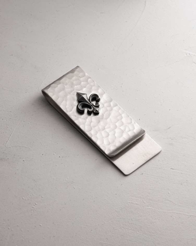 Срібний затиск для грошей FLEUR DE LIS 3