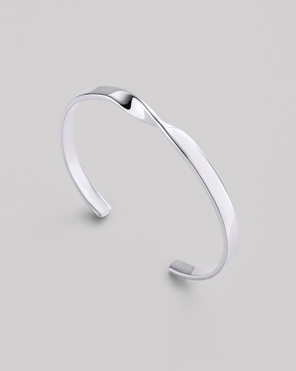 Срібний жорсткий браслет SERENE / Браслети жіночі + 2