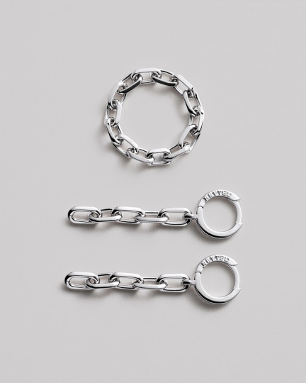 Серебряное кольцо CHAIN / Кольца Женские + 3