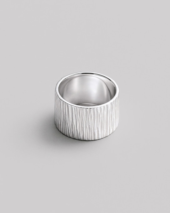 Серебряное кольцо TEXTURE / Кольца Женские + 3