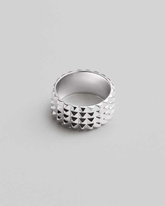 Серебряное кольцо SPIKE / Кольца Женские + 6
