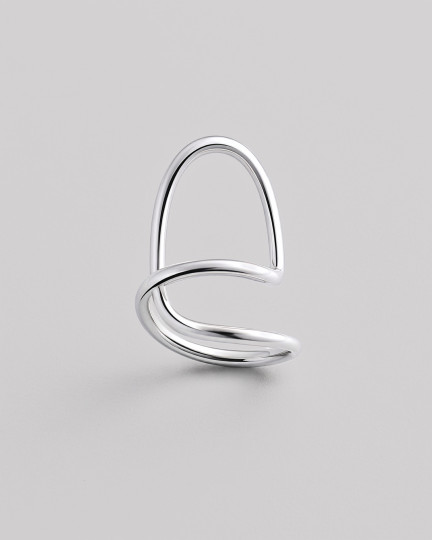 Серебряное кольцо CONTOUR / Кольца Женские