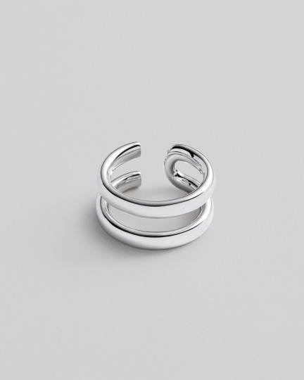 Серебряное кольцо TWIST / Кольца Женские + 3
