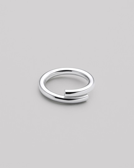 Серебряное кольцо LINE / Кольца Женские + 3