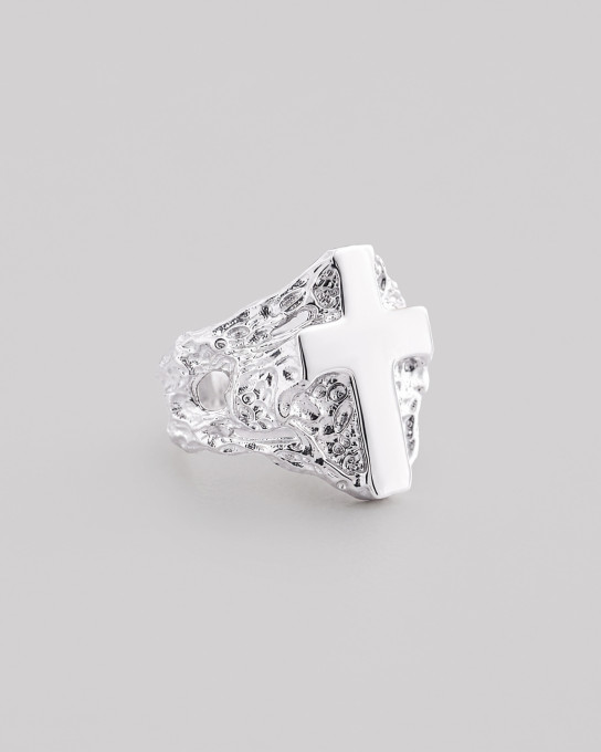 Серебряное кольцо CROSS / Кольца Женские + 2