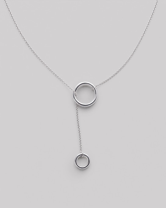 Срібне кольє THE HOOP / Кольє жіночі + 3