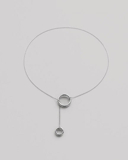 Срібне кольє THE HOOP / Кольє жіночі