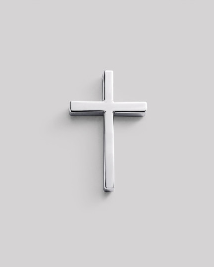 Срібний хрест MINIMAL / Кулони жіночі
