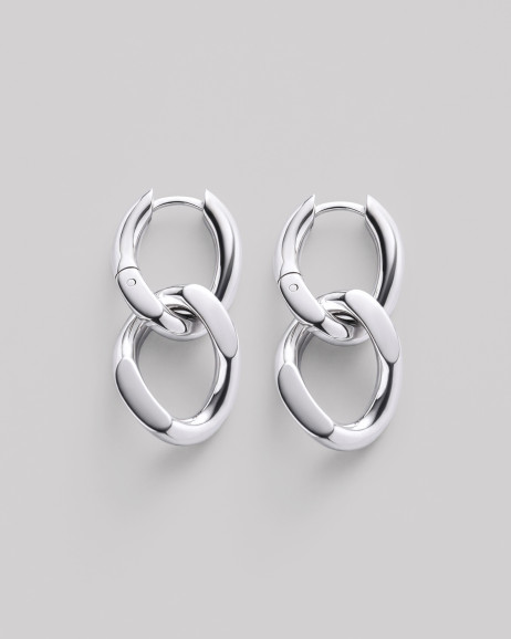Срібні сережки TWIN / Сережки Жіночі