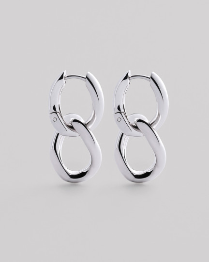 Срібні сережки TWIN / Сережки Жіночі + 3